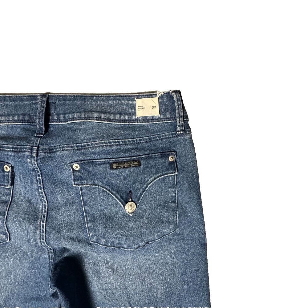 Hudson Womens Jeans Size 30 Stretch Straight Leg Cropped Medium Wash Denim - Picture 5 of 13